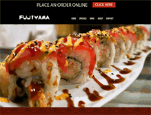 Tablet Screenshot of fujiyamasushi.com